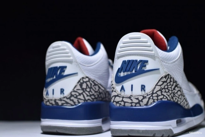 Reps TBkick Nike 854262-106 First Air Retro 3 Jordan Blue Air True Look 0802